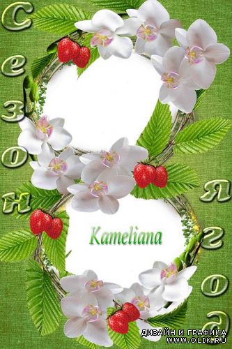 Летняя фоторамка - Сезон ягод