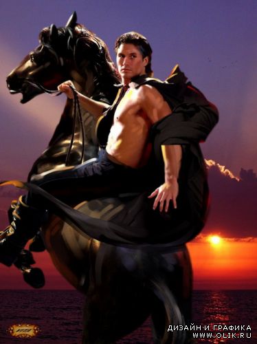 Мужской шаблон 6