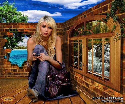 Шаблон для девушки 60