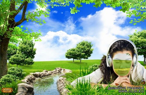 Шаблон " Мелодия лета "