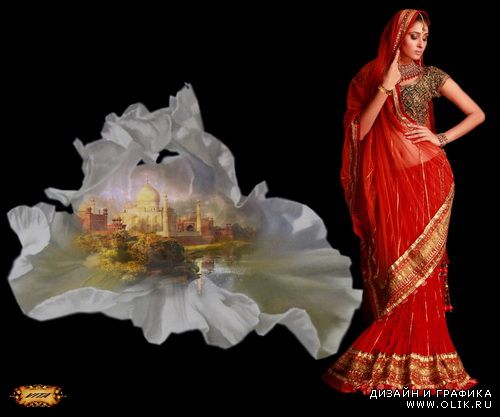 Шаблон " Восточные сказки " 18