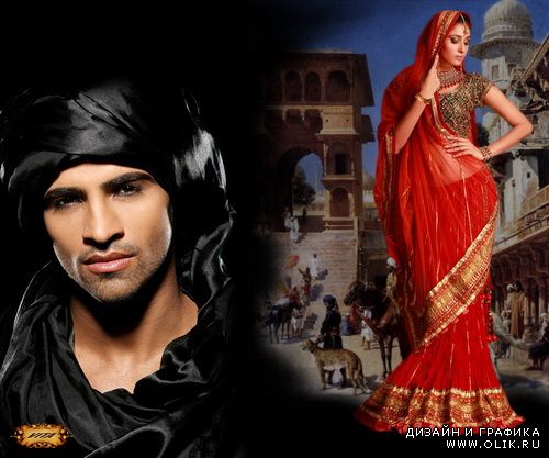 Шаблон " Восточные сказки " 18