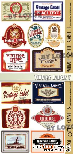 Vintage labels 5