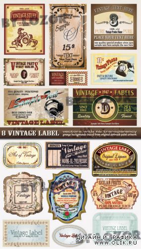 Vintage labels 6