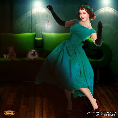 Шаблон для девушки 75