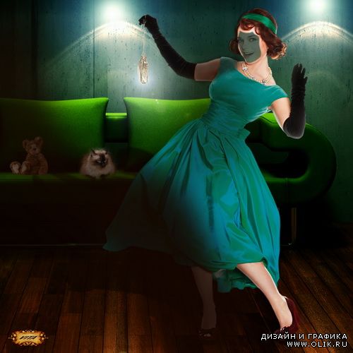 Шаблон для девушки 75