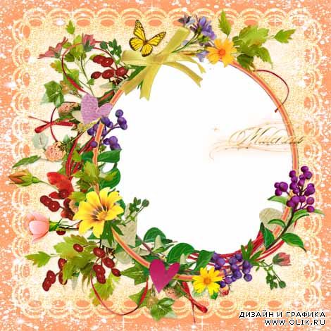 Рамка для PHSP - Цветочно - ягодный коктейль
