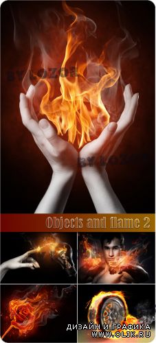 Objects and flame 2