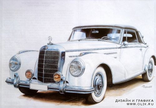 Retro cars. Художник Вацлав Западлик (Vaclav Zapadlik)