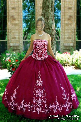 Женский шаблон для фотошоп