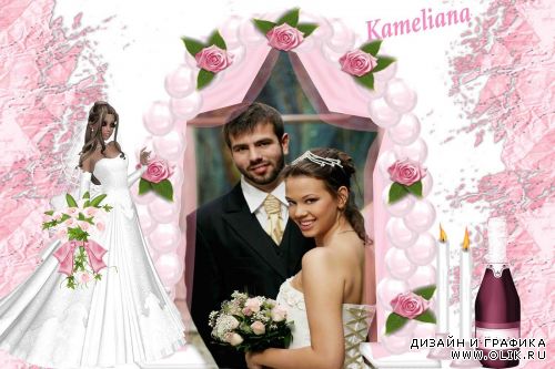 Свадебный сезон от Kameliana - рамка № 8 -Невеста