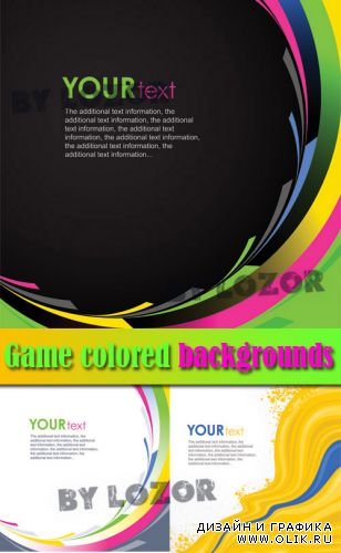 Game colored backgrounds