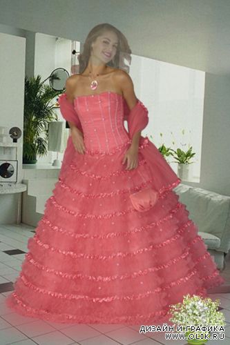 Женский шаблон для фотошоп