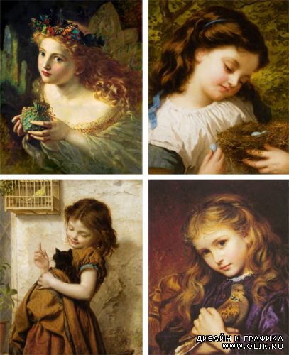 Классическая живопись. Sophie Anderson (1823-1903)