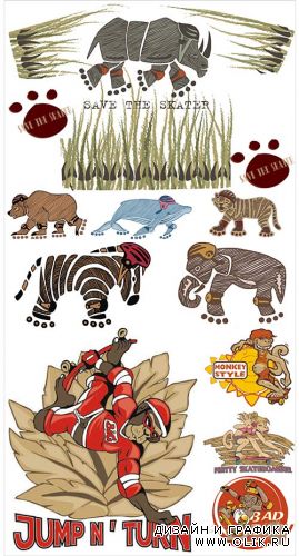 Animal skaters