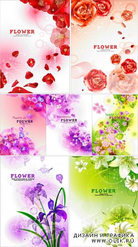 Flower Art Vector 2