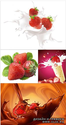 PSD - Strawberry dessert