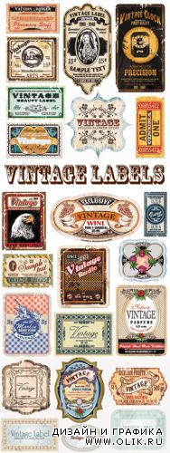 Vintage Labels Vector