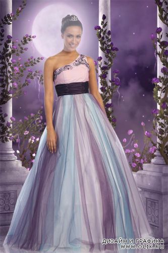 Женский шаблон для фотошоп