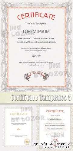 Certificate Templates 5