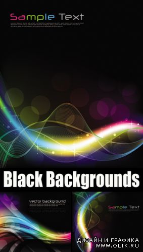 Black Glowing Backgrounds