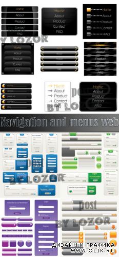 Navigation and menus web