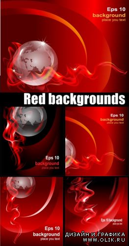 Red backgrounds