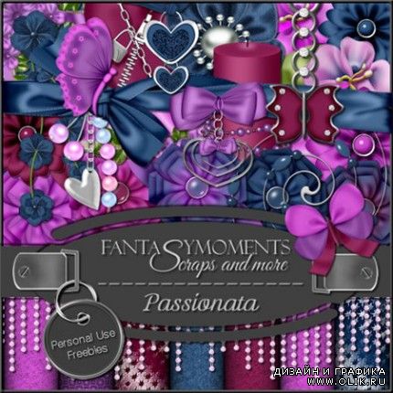 Скрап набор Fantasy moments: Passionata