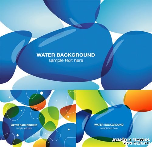 Water Background vector
