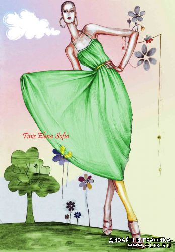 Fashion Illustrations by Elena Sofia Tinis