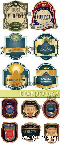 Labels products 9