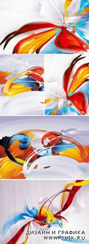 Paint Abstractions Vector