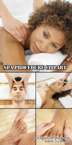 Spa procedure clipart