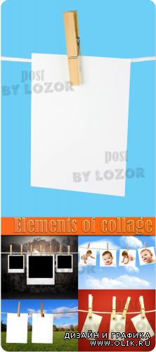Elements of the collage