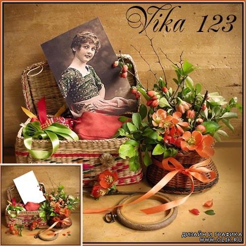 Рамки для фотошопа - Vintage frame1