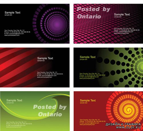 Vector Business Cards