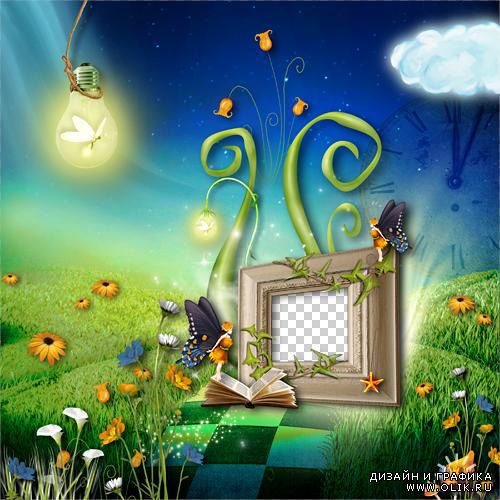 Рамки  для фотошопа - 5 сказочных скрап-страничек