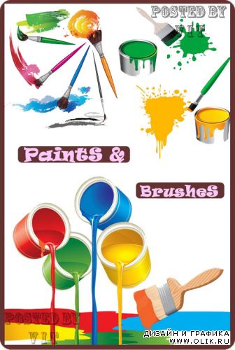 Paints and Brashes 5