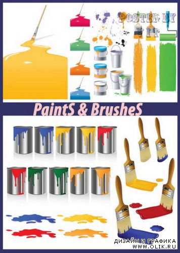Paints and Brashes 4