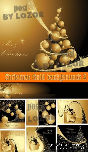 Christmas Gold backgrounds 2