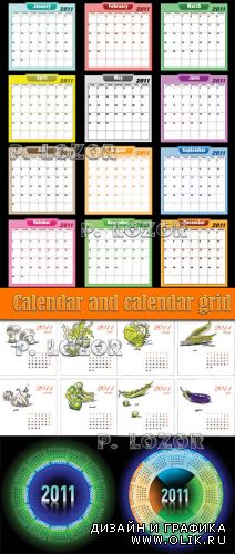 Calendar and calendar grid