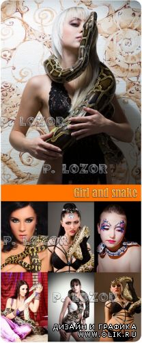 Girl and snake