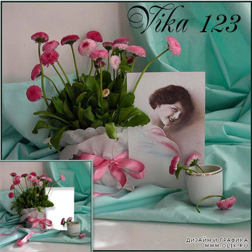 Рамки для фотошопа - Vintage frame2