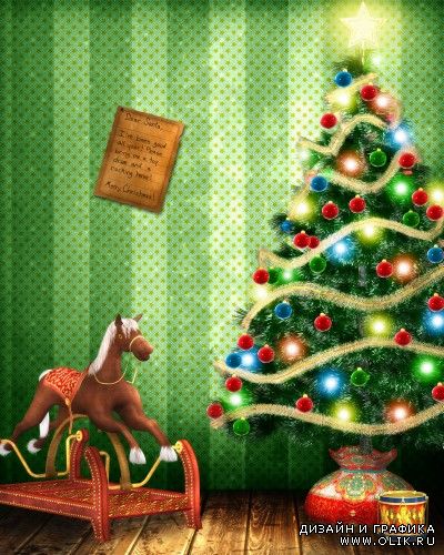 Фоны для фотошопа - New year