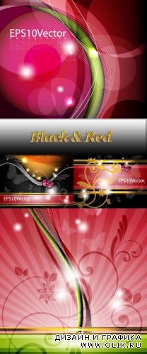 Black & Red Background