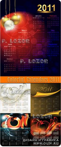 Colorful Calendars 2011