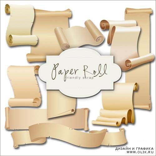 Scrap kit - Roll Paper