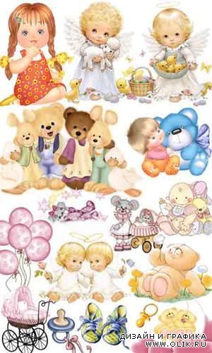Children's clipart (dolls and toys)