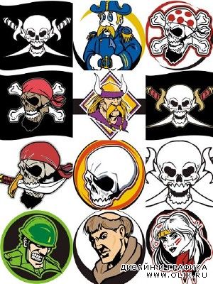 Pirate Vector Characters