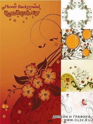 Floral Vector Backgrounds